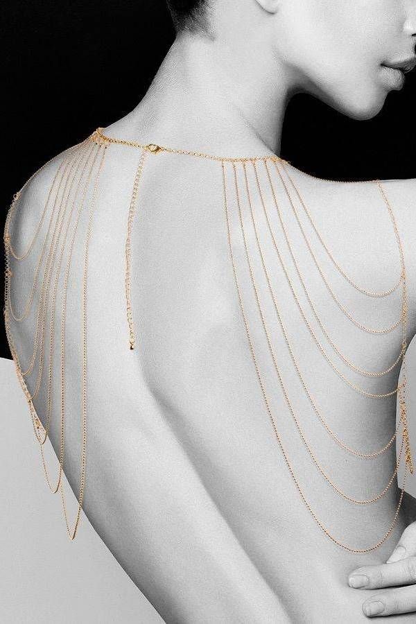 jewelry body neck chain sexy gold.