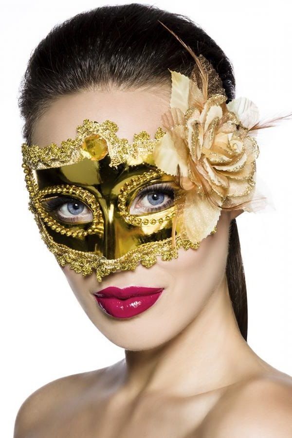 HALLOWEEN MASK VENICE STYLE GOLD AT1611851
