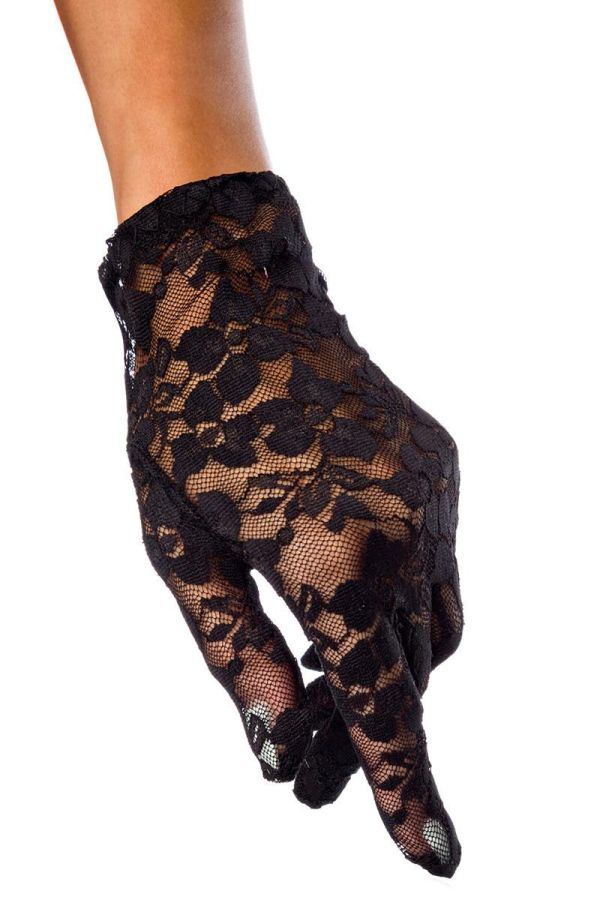 AT1510379 GLOVES LACE BLACK