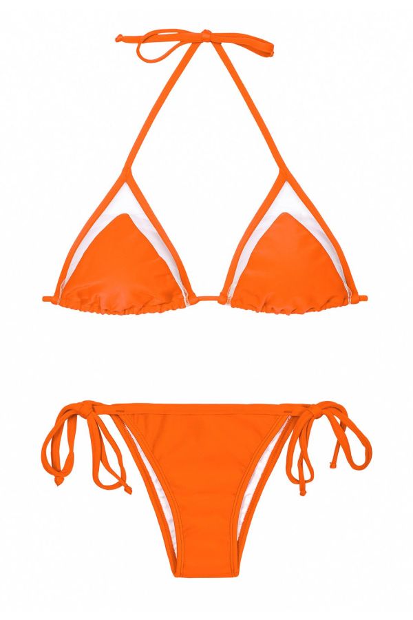 Bikini Swimsuit Brazilian Orange