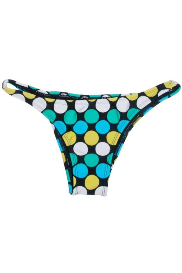 Brazilian Swimsuit Brief Polka Dots Multi Color