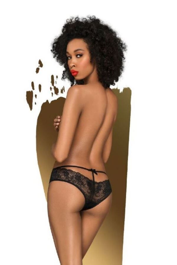 Brazilian Panties Lingerie Sexy Lace Black DRED231428