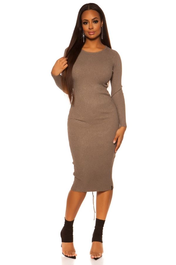 DRESS KNITTED KNEE CAPPUCCINO ISDO153663