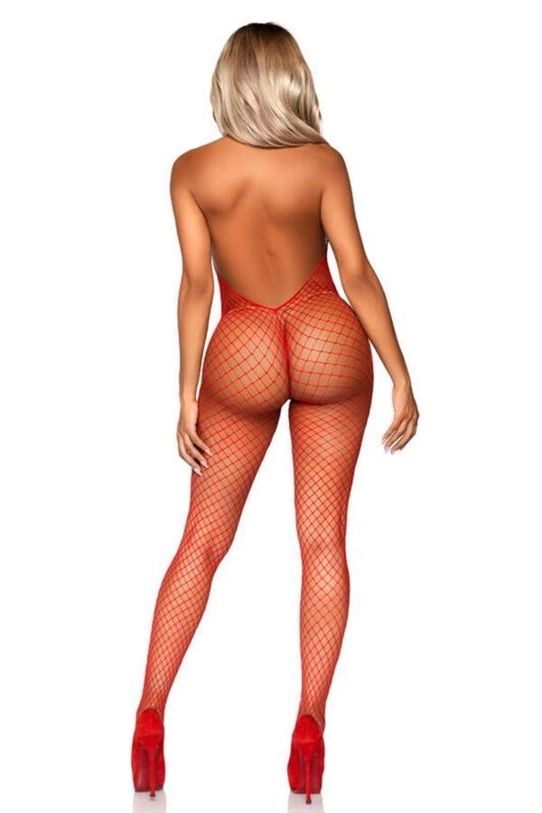 Bodystocking Net Sexy Leg Avenue Red DRED231370