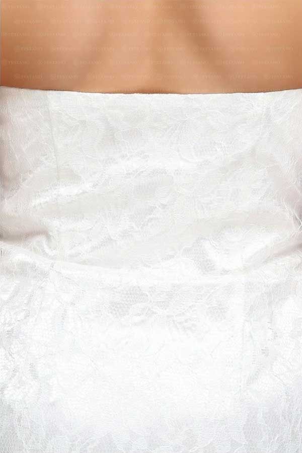 Dress Formal Jewel Lace White