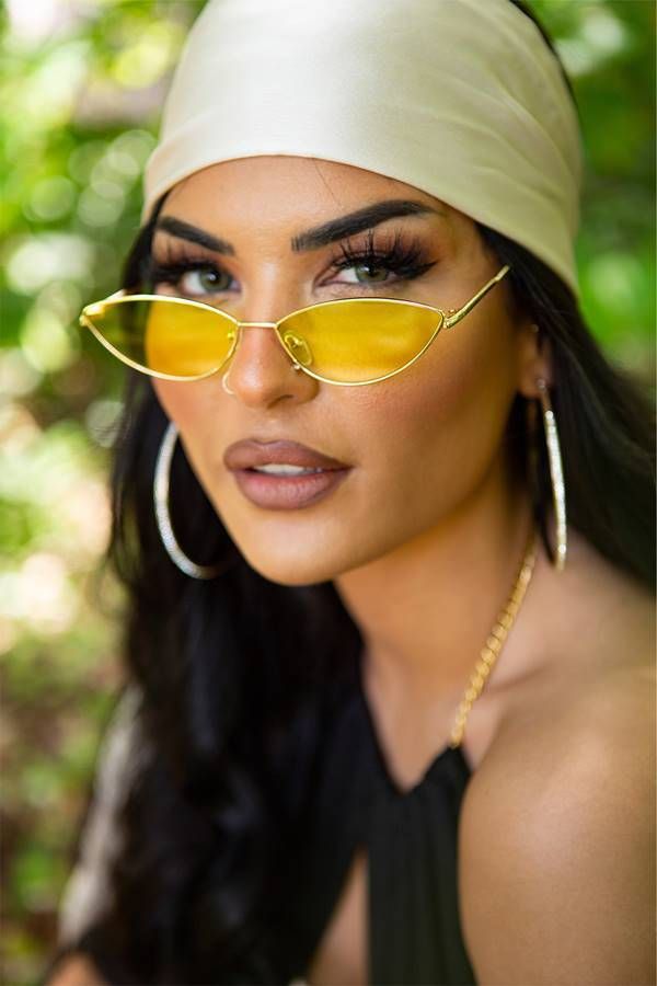 sunglasses sexy yellow.