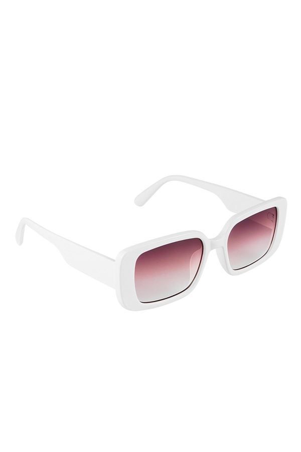 Sunglasses Colored Lenses White YE511609