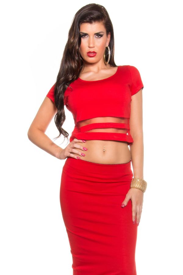 ISDQ179244 TOP CROP RED