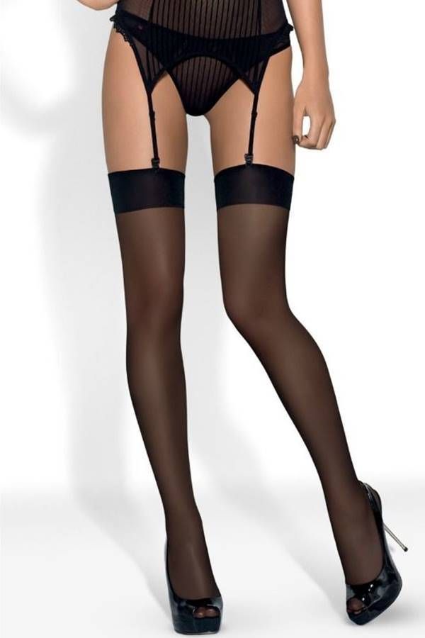 stockings high sexy obsessive black.
