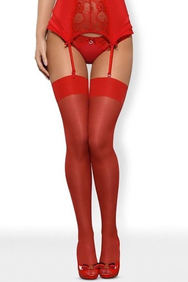 STOCKINGS HIGH RED DRED212177