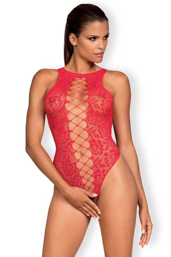 body lingerie sexy string cutouts red.
