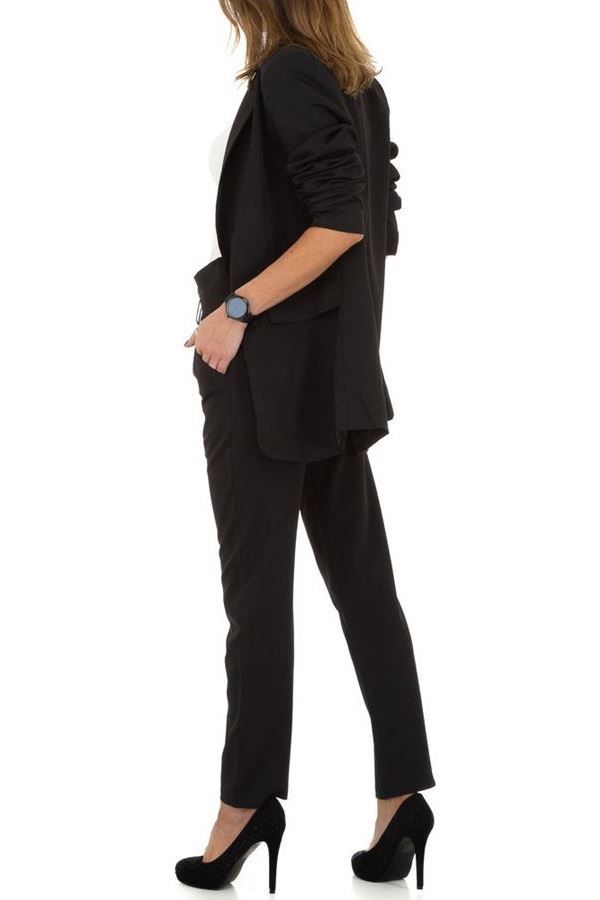 Κοστούμι Σακάκι Παντελόνι Μαύρο FSWJ853211