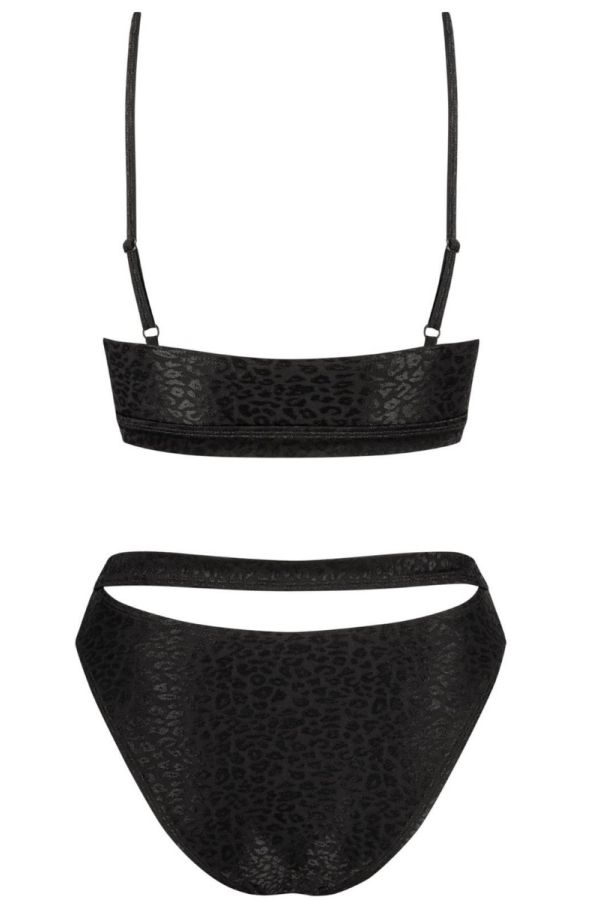 Swimsuit Bikini Straps Black SPAOB20473