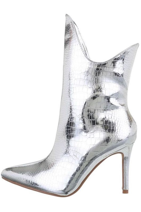 Ankle Boots Formal Exclusive Silver