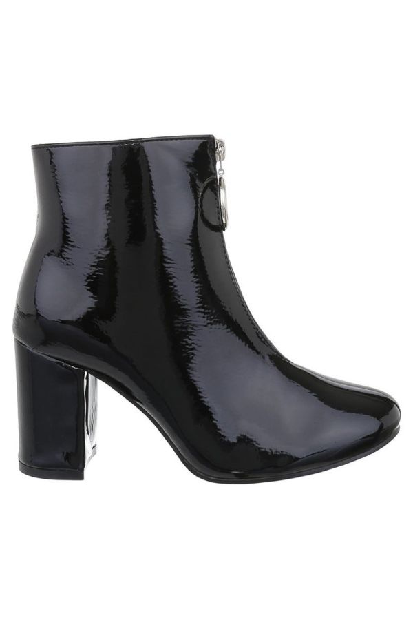 ANKLE BOOTS CLASSIC THICK HEEL BLACK FSW2461