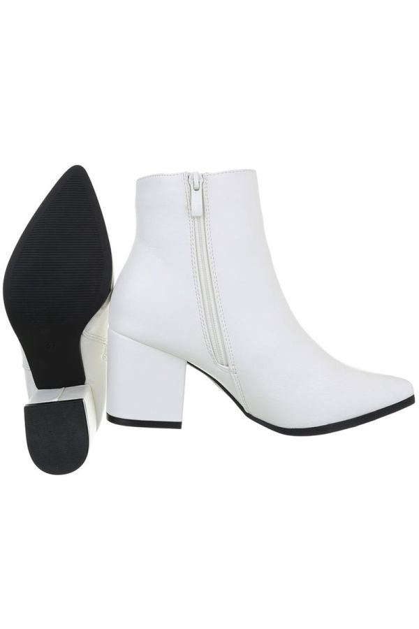 ANKLE BOOTS POINTED ROCK WHITE FSWP4441