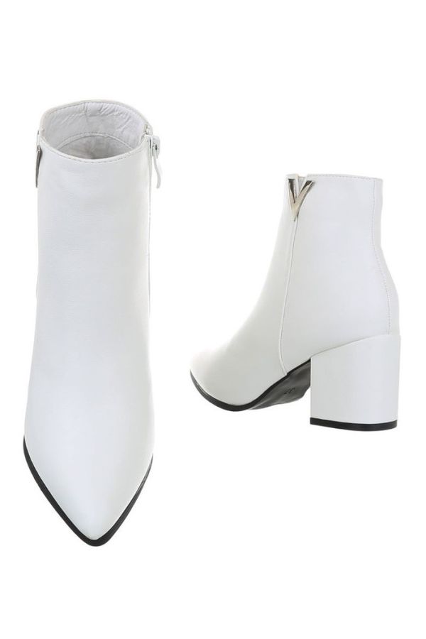 ANKLE BOOTS POINTED ROCK WHITE FSWP4441