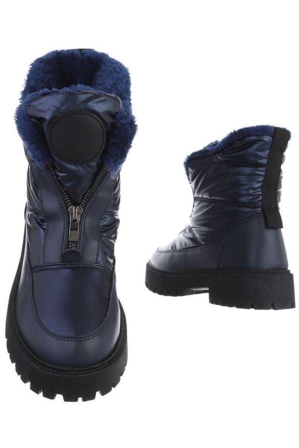 Ankle Boots Snow Fur Inner Blue FSWT23811