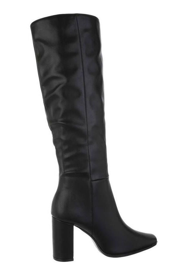 Boots Thick Heel Black FSWL78311