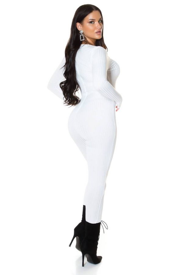 Jumpsuit Fashionista Sexy White ISDV205006