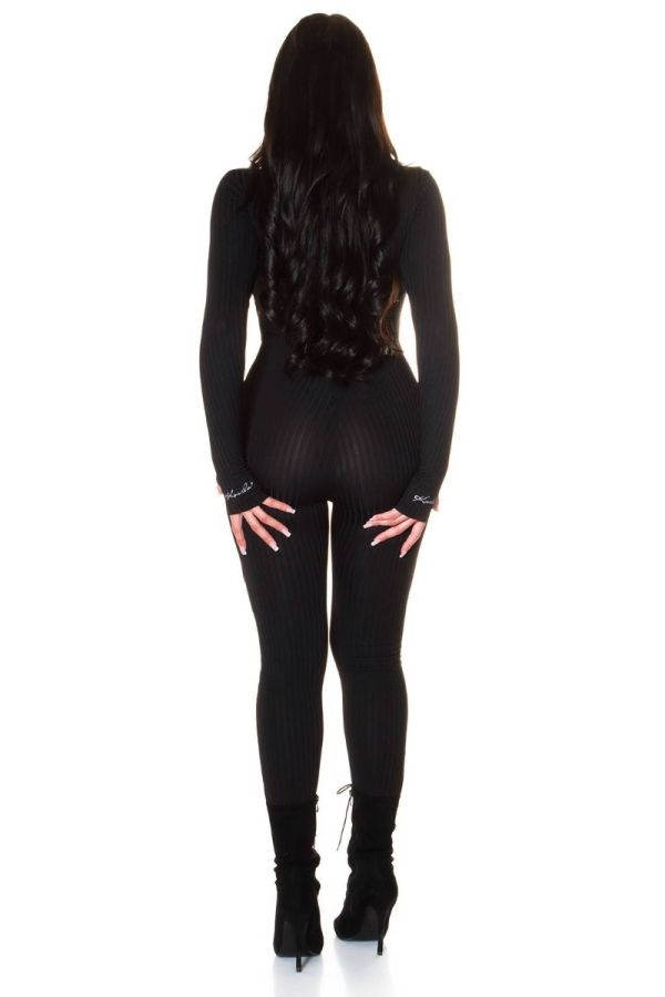 jumpsuit fashionista sexy black.