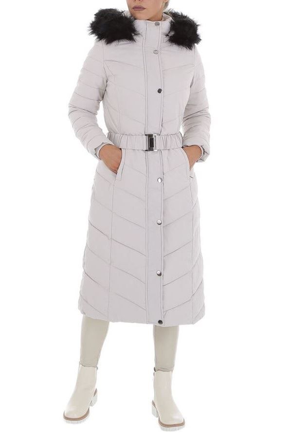 Παλτό Φουσκωτό Επένδυση Κουκούλα Γούνα Πάγου FSW111102