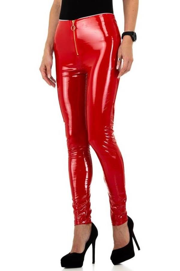 trouser sexy vinyl red.