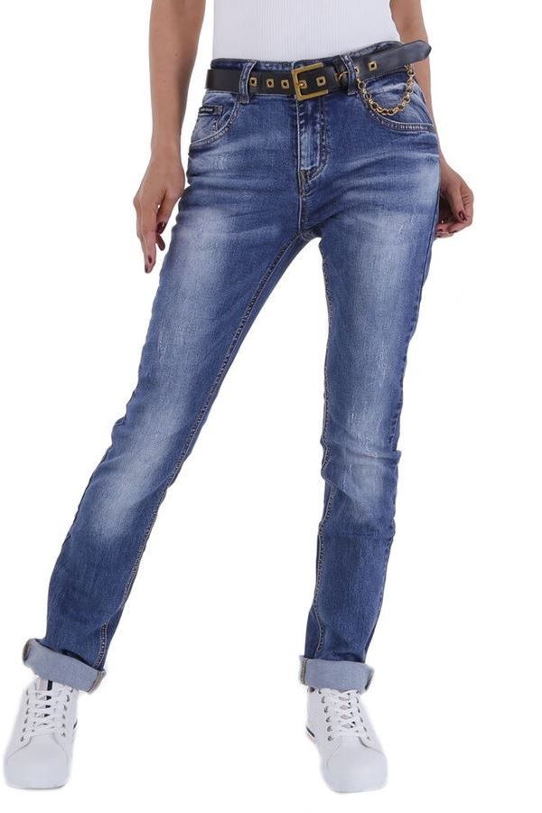 Jean Pants Classic Belt Blue FSW963821