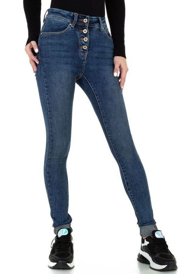 Jean Pants Skinny High Crotch Blue FSW03766