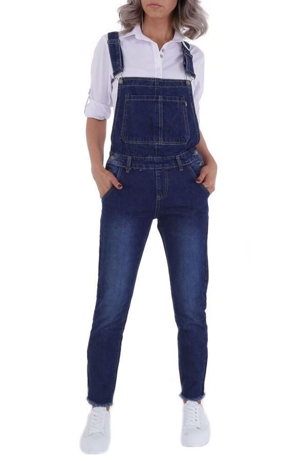 Jeans Dungaress Baggy Blue FSW7202