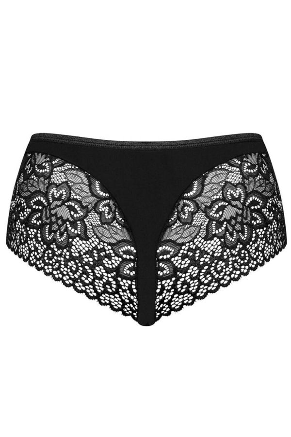 panties shorts floral lace black.