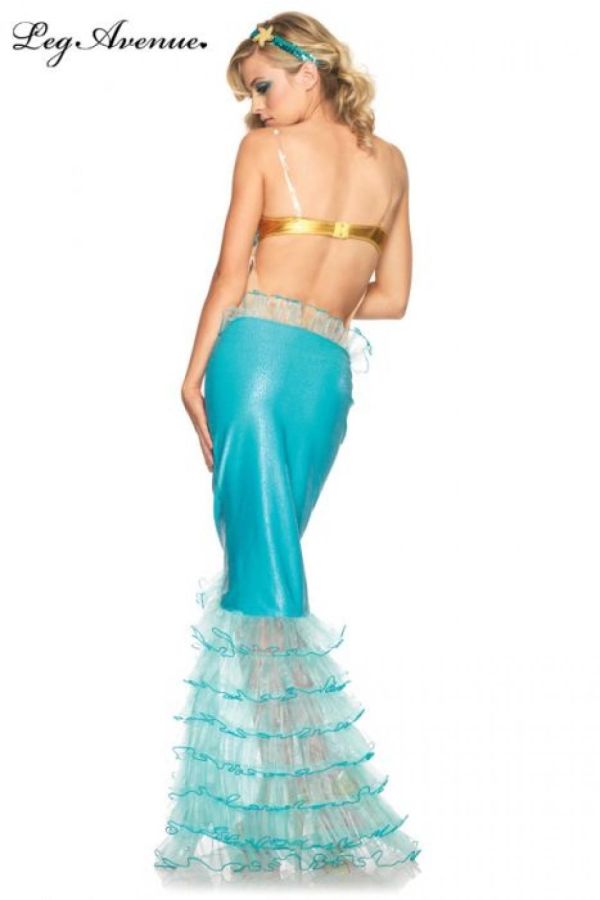 Carnival Costume Mermaid Leg Avenue Turquoise