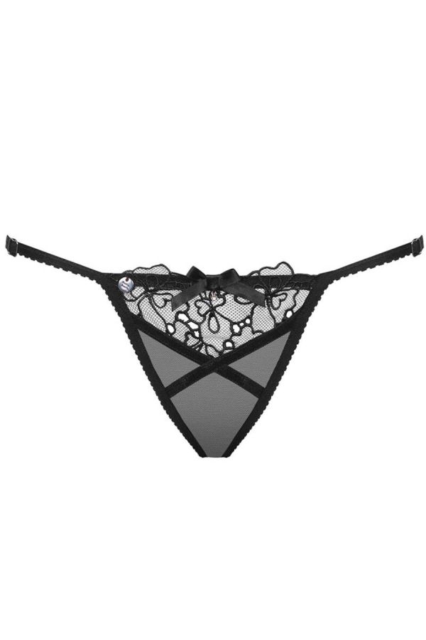 string lingerie sexy lace black.